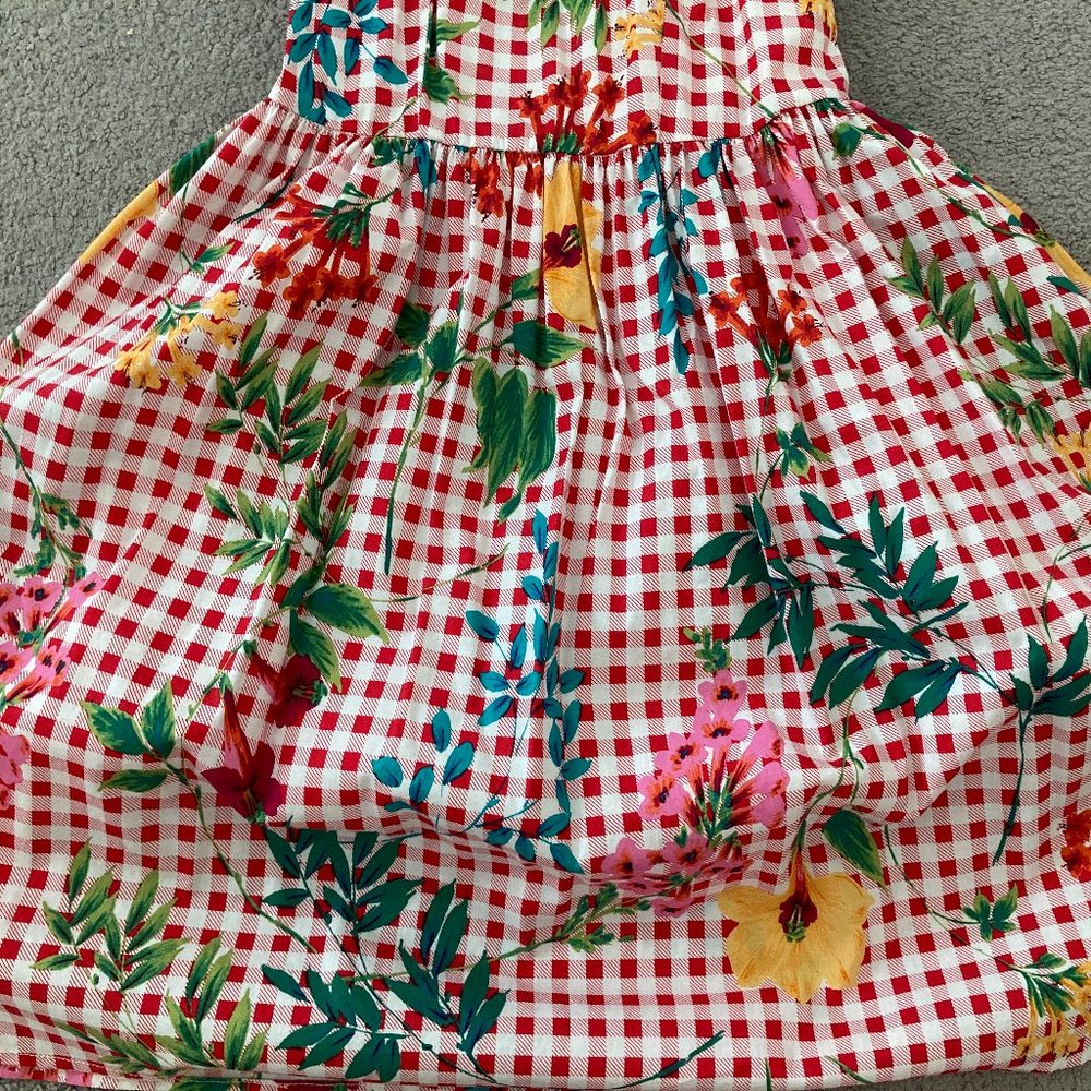 Smak Parlour Red Gingham Dress XS - Picture 9 of 9